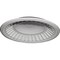 Ekena Millwork 26 7/8"OD x 25"ID x 3 7/8"D Dublin Recessed Mount Ceiling Dome DOME26DU - alternate 1